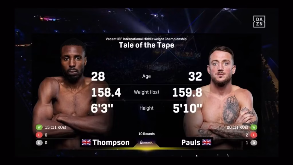 Brad Pauls vs Shakiel Thompson – Mar 28, 2026