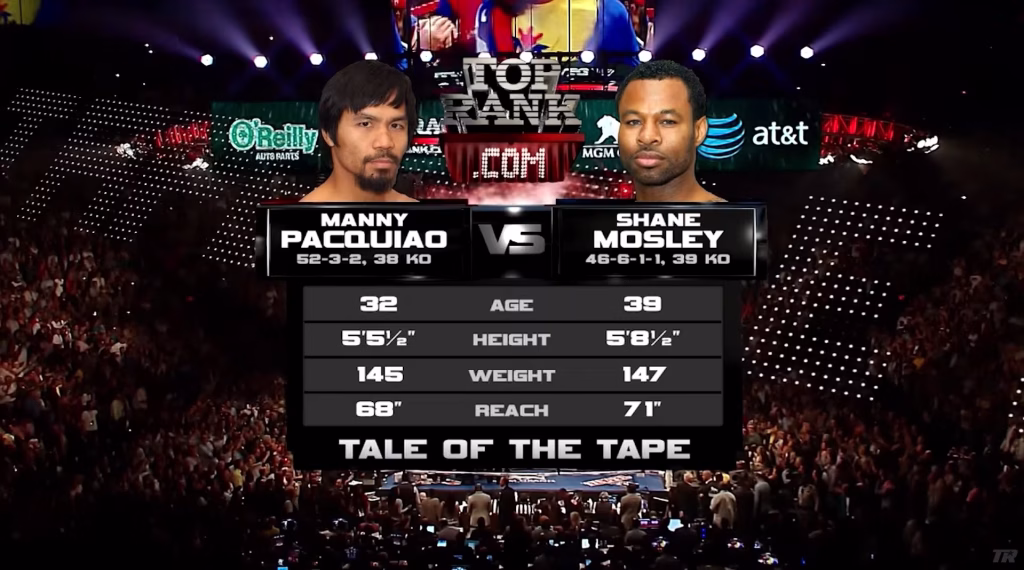 Manny Pacquiao vs Shane Mosley – May 7, 2011