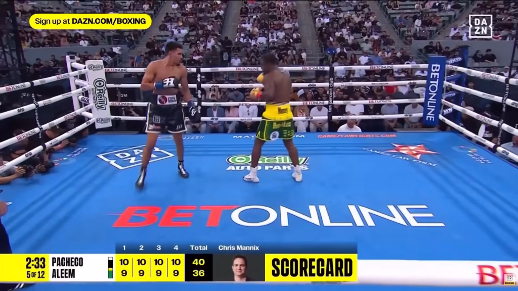 Diego Pacheco vs Immanuwel Aleem – Jul 18, 2026