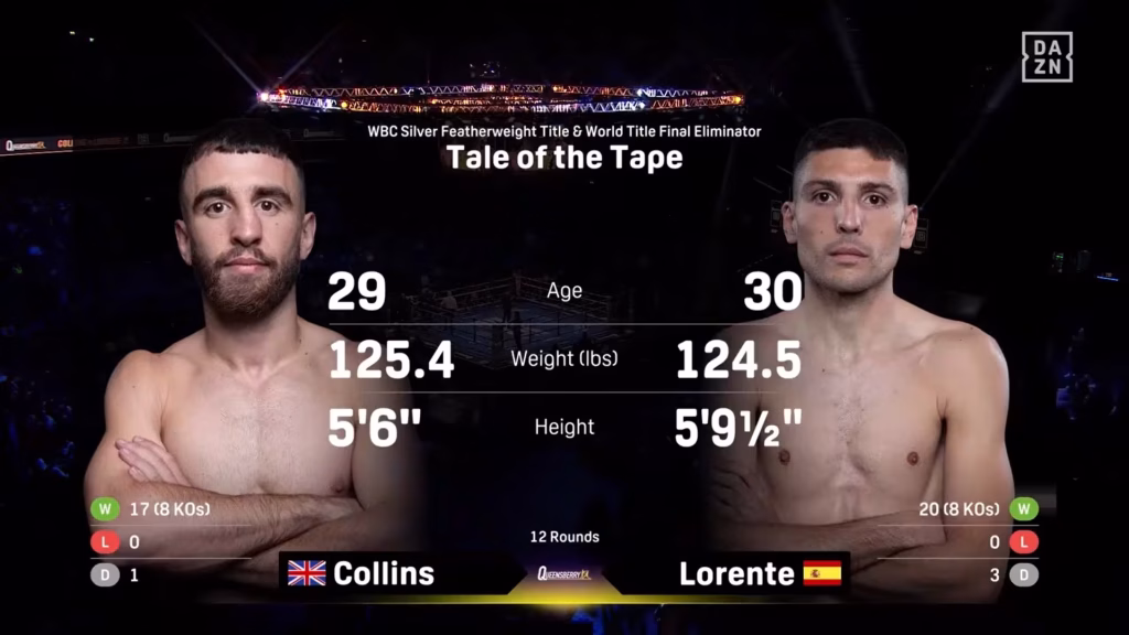 Nathaniel Collins vs Cristobal Lorente – Apr 17, 2026