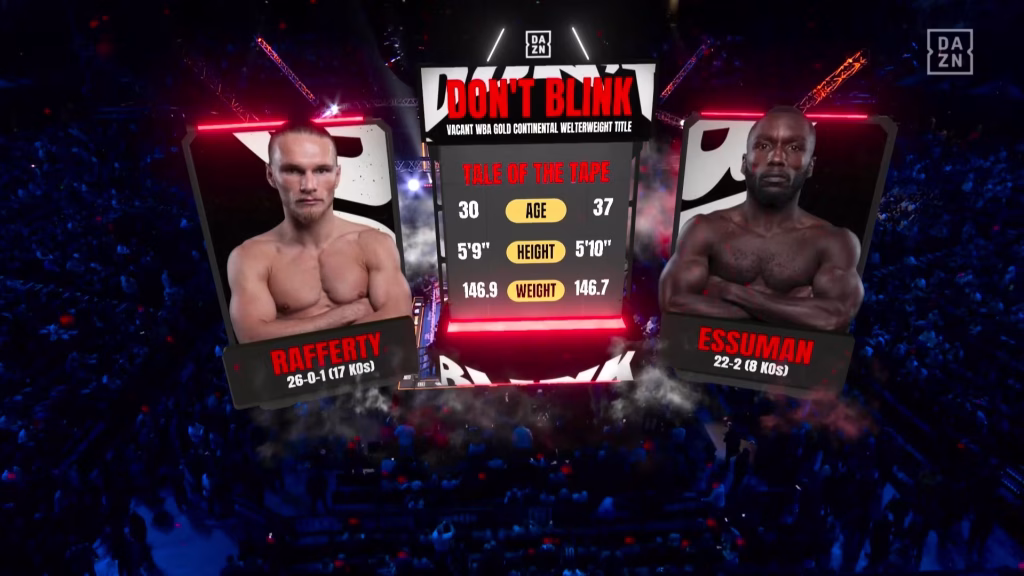 Jack Rafferty vs Ekow Essuman – May 9, 2026