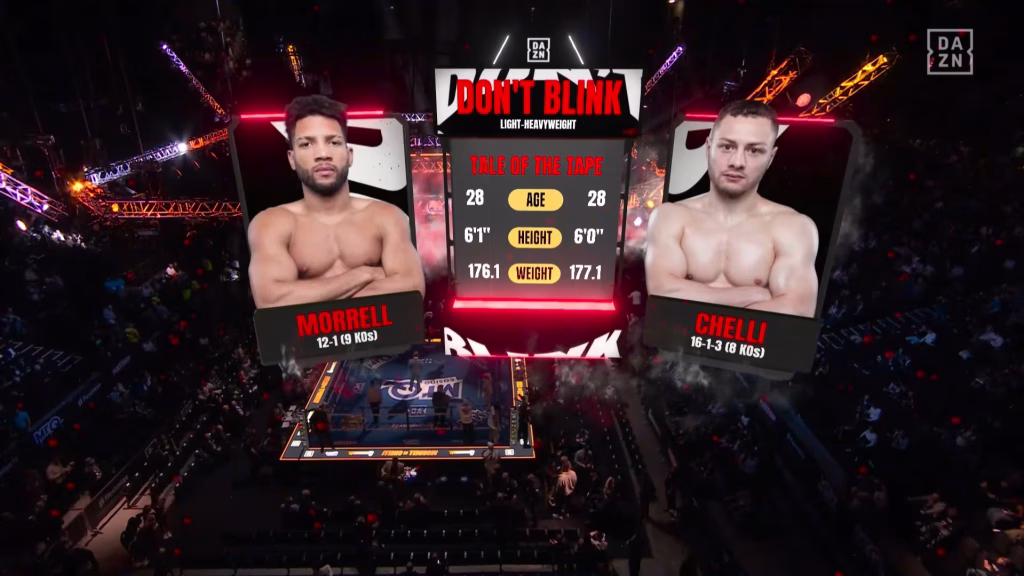 David Morrell vs Zak Chelli – May 9, 2026