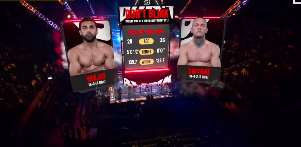 Khaleel Majid vs Gavin Gwynne – May 9, 2026