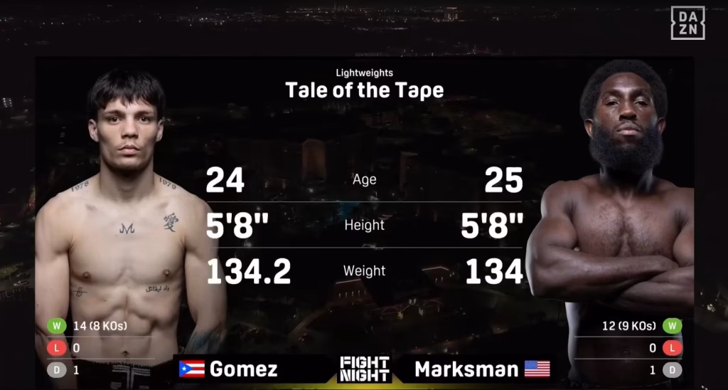 Jaycob Gomez vs Corey Marksman – Mar 21, 2026