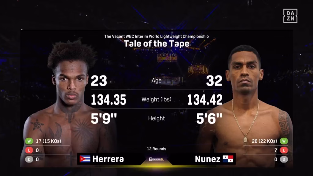 Jadier Herrera vs Ricardo Nunez – Jan 10, 2026