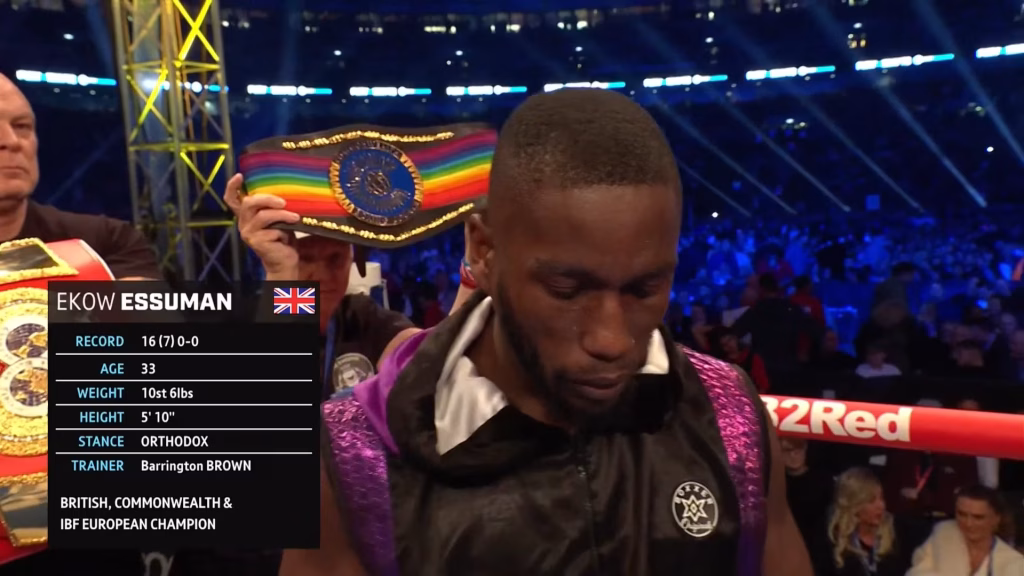 Ekow Essuman vs Darren Tetley – Apr 23, 2022