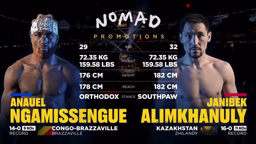 Janibek Alimkhanuly vs Anauel Ngamissengue – Apr 5, 2025