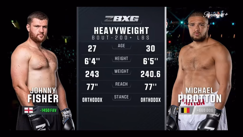 Johnny Fisher vs Michael Pirotton – Sep 26, 2026