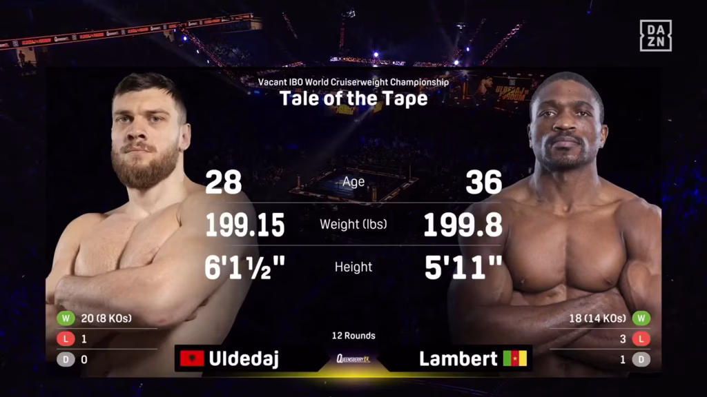 Juergen Uldedaj vs Rolly Lambert – Oct 25, 2025