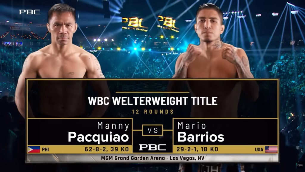 Mario Barrios vs Manny Pacquiao – Jul 19, 2025
