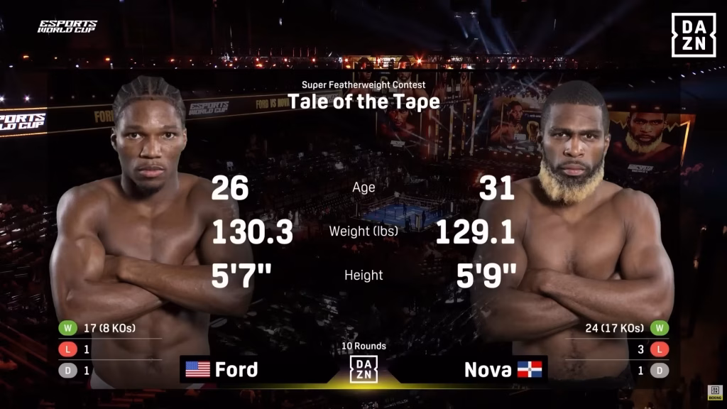 Raymond Ford vs Abraham Nova – Aug 16, 2025