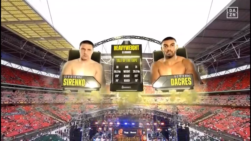 Solomon Dacres vs Vladyslav Sirenko – Jul 19, 2025