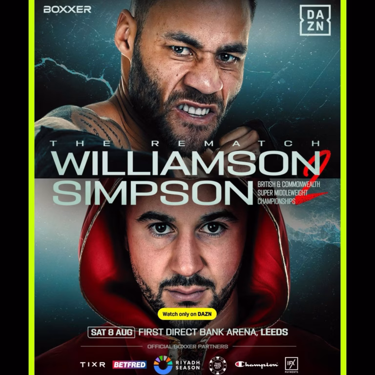 Troy Williamson vs Callum Simpson